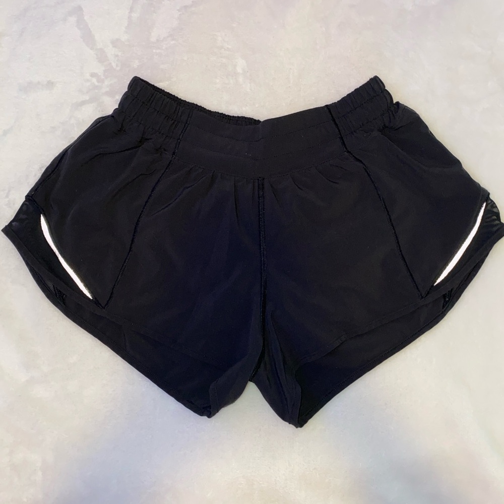 Lululemon Black Hotty Hot Shorts